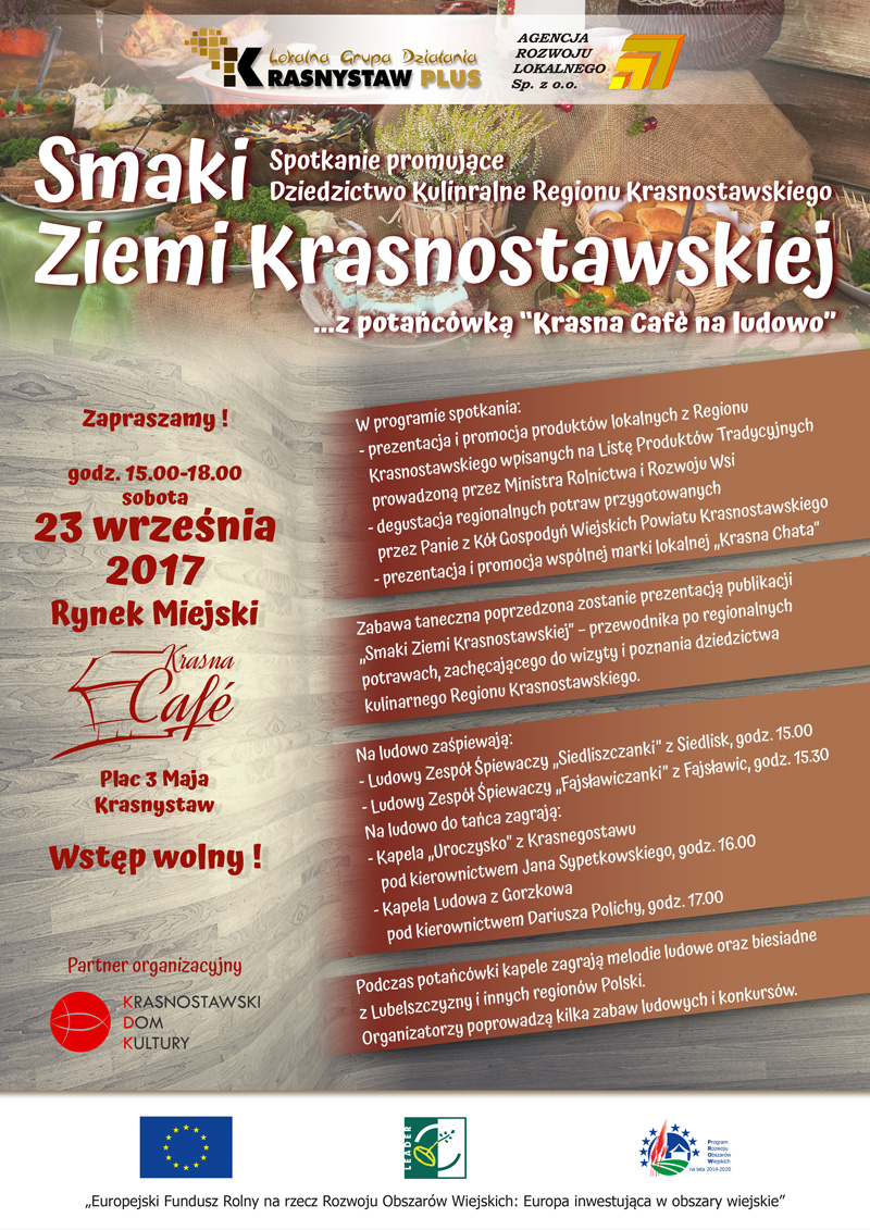 plakat Smaki Ziemi Krasnostawskiej